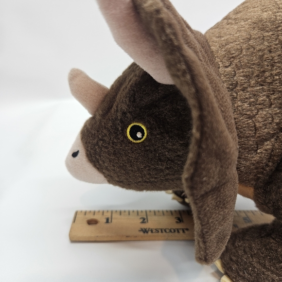 Kohl's Cares Brown Triceratops Dinosaur 13" Plush Golden Books Stuffed Animal - Picture 7 of 10
